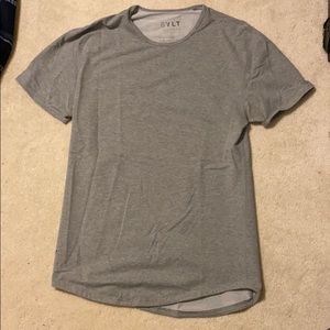 Bylt Drop cut T shirt Gray